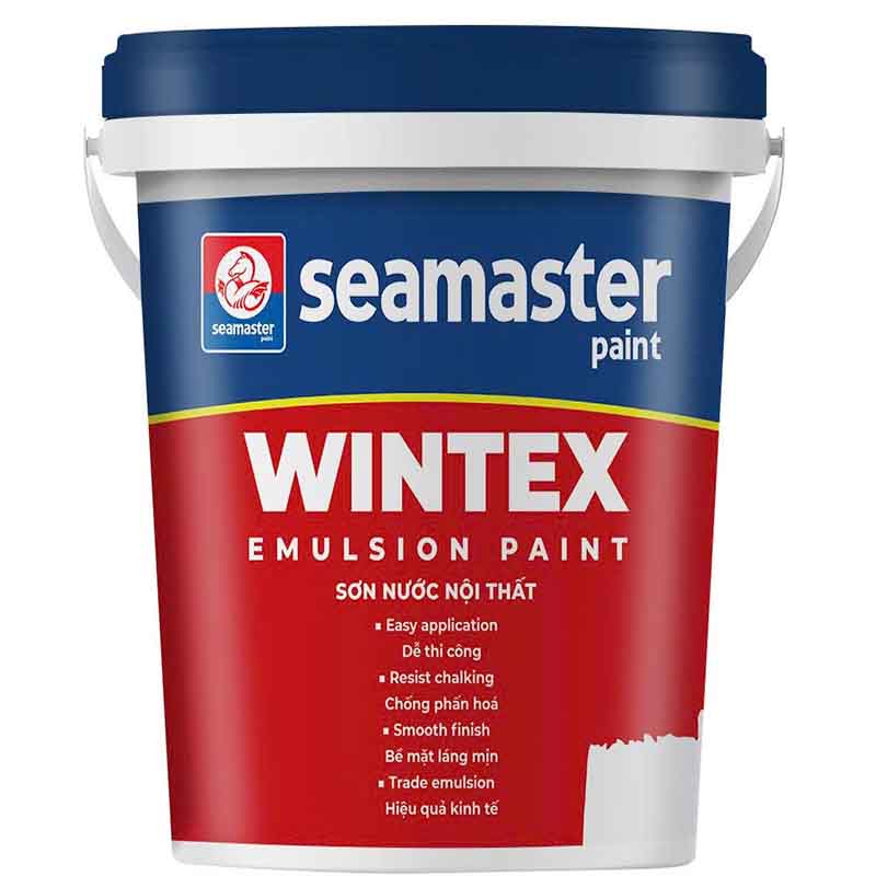 7300 - WIN TEX EMULSION PAINT - Thích hợp sơn trần nhà, có độ bóng mờ, nhanh khô
