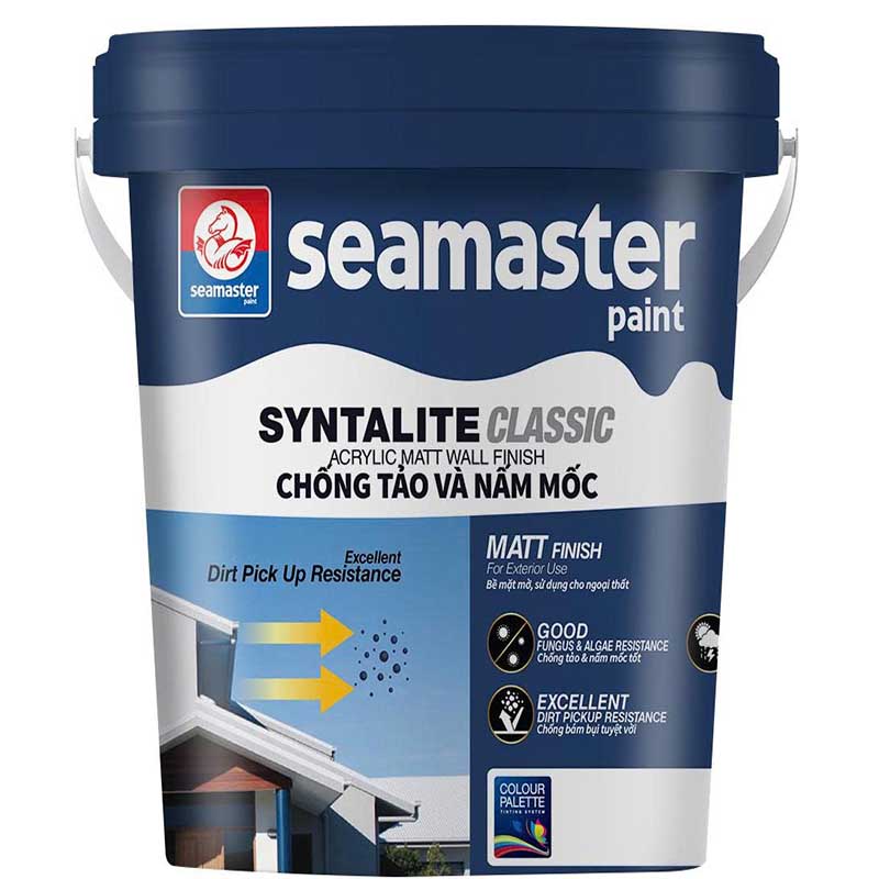 8800 - SYNTALITE CLASSIC Chịu được thời tiết khắc nghiệt,chống tảo, nấm mốc.