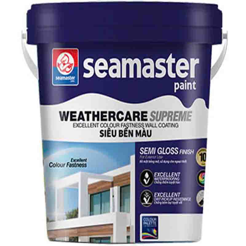 9100  WEATHERCARE Supreme - Sơn chất lượng cao với 100% gốc acrylic, chống carbonate