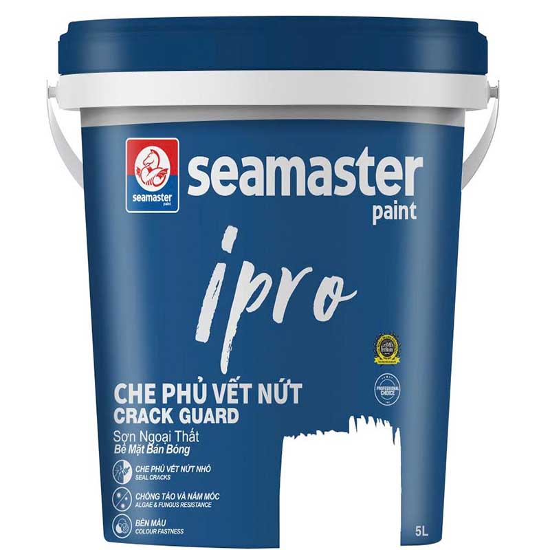 IPRO CRACK GUARD-chống nước, kháng kiềm, nấm, tảo, tia cực tím, kháng muối hoá